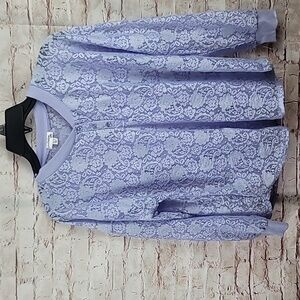 Eyeshadow girls lace long sleeve shirt xxl nwt new